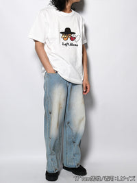 ICON FLOCKING SS TEE -WHITE-
