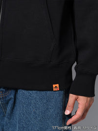CAT ZIP PARKA -BLACK-