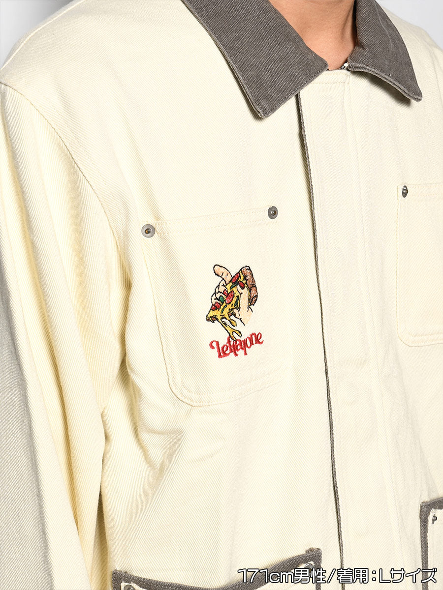 COVERALL JKT -IVORY-