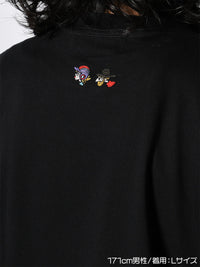 HEART POCKET TEE -BLACK-