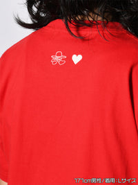 3D ICON SS TEE -RED-