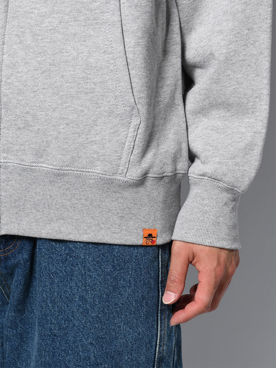 CAT ZIP PARKA -HEATHER GREY-