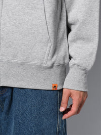 CAT ZIP PARKA -HEATHER GREY-