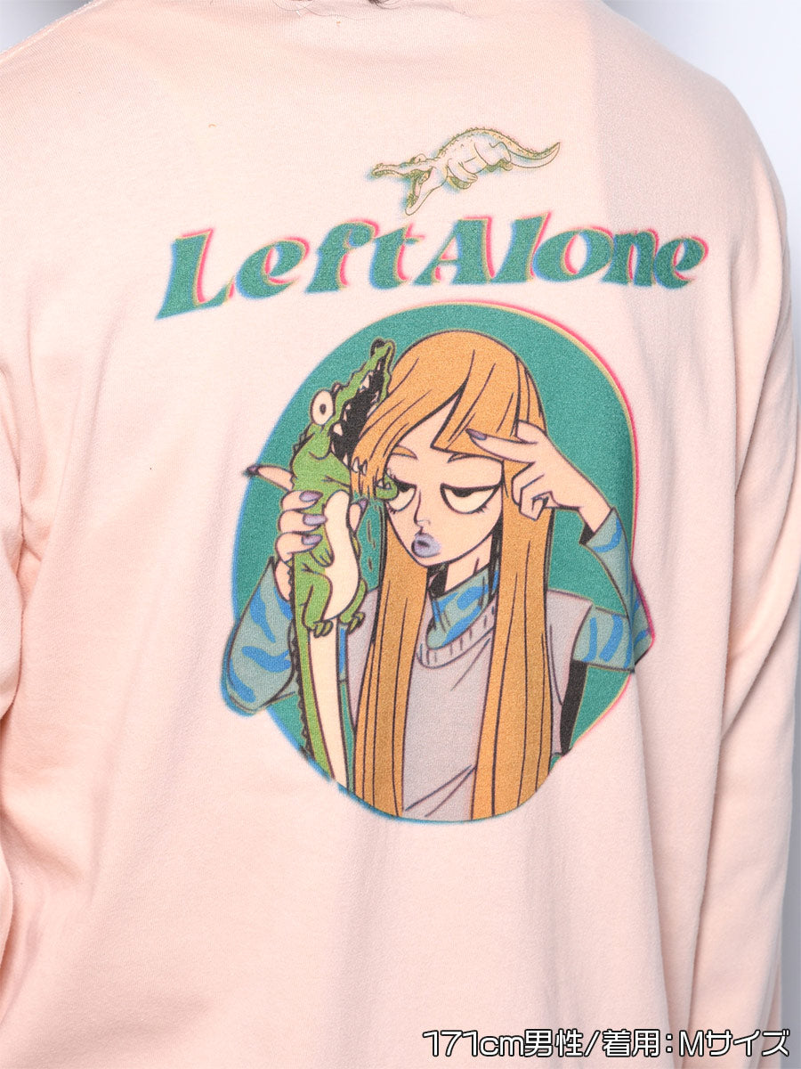 CROCO GIRL L/S TEE -PINK-