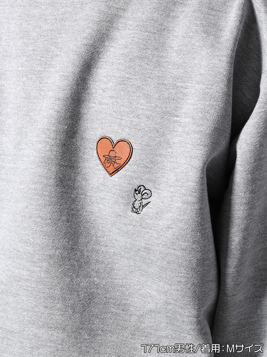 CONFESS SWEAT -HEATHER GREY-