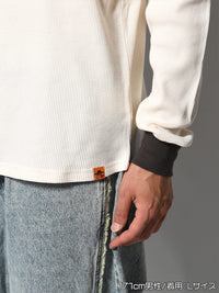 THERMAL RINGER LS TEE -IVORY-