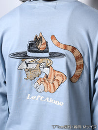 ICON CAT L/S TEE -LIGHT BLUE-