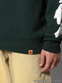 GHOST PUFF SWEAT -GREEN-