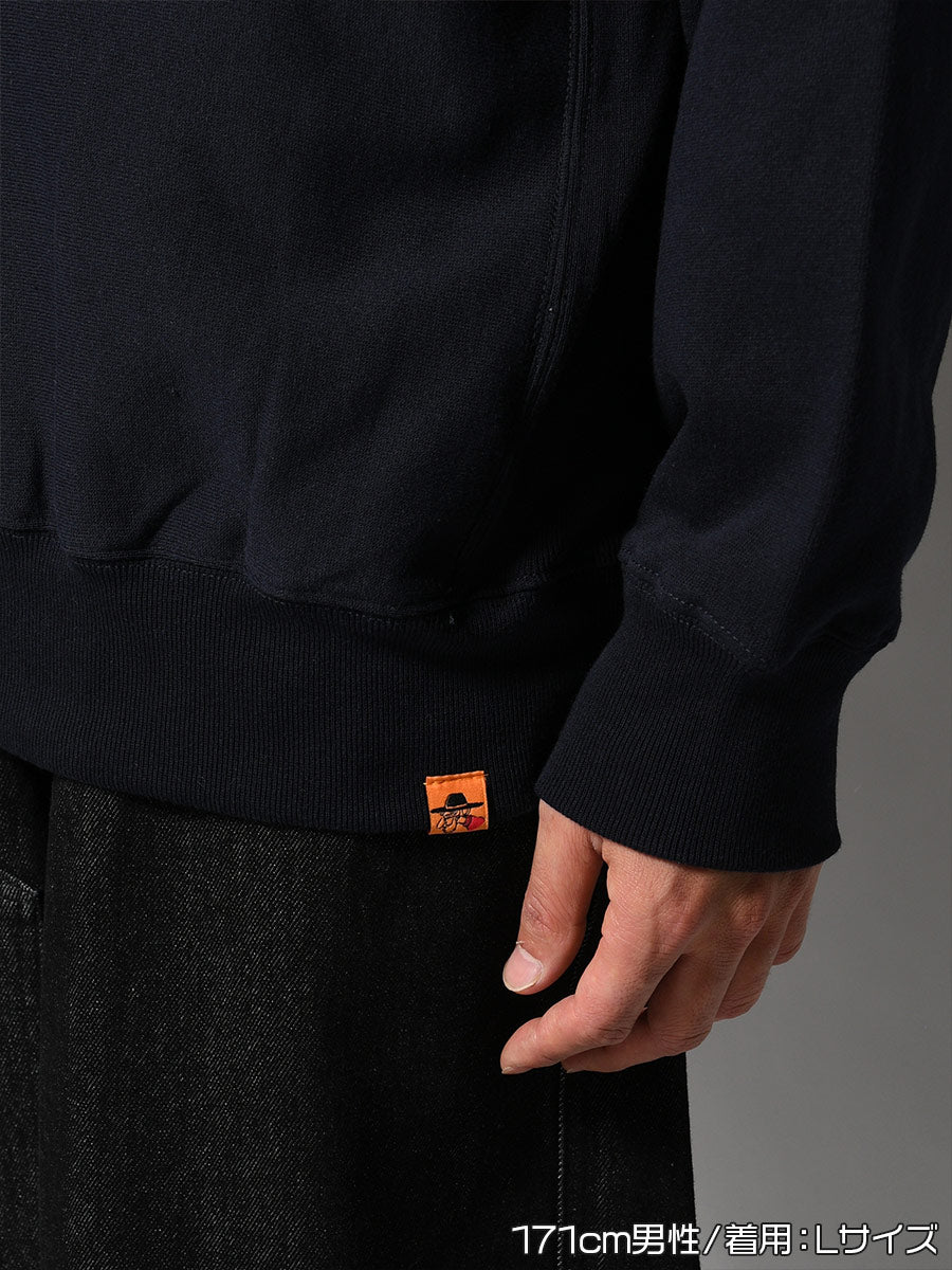 EXCHANGE SWEAT -NAVY-