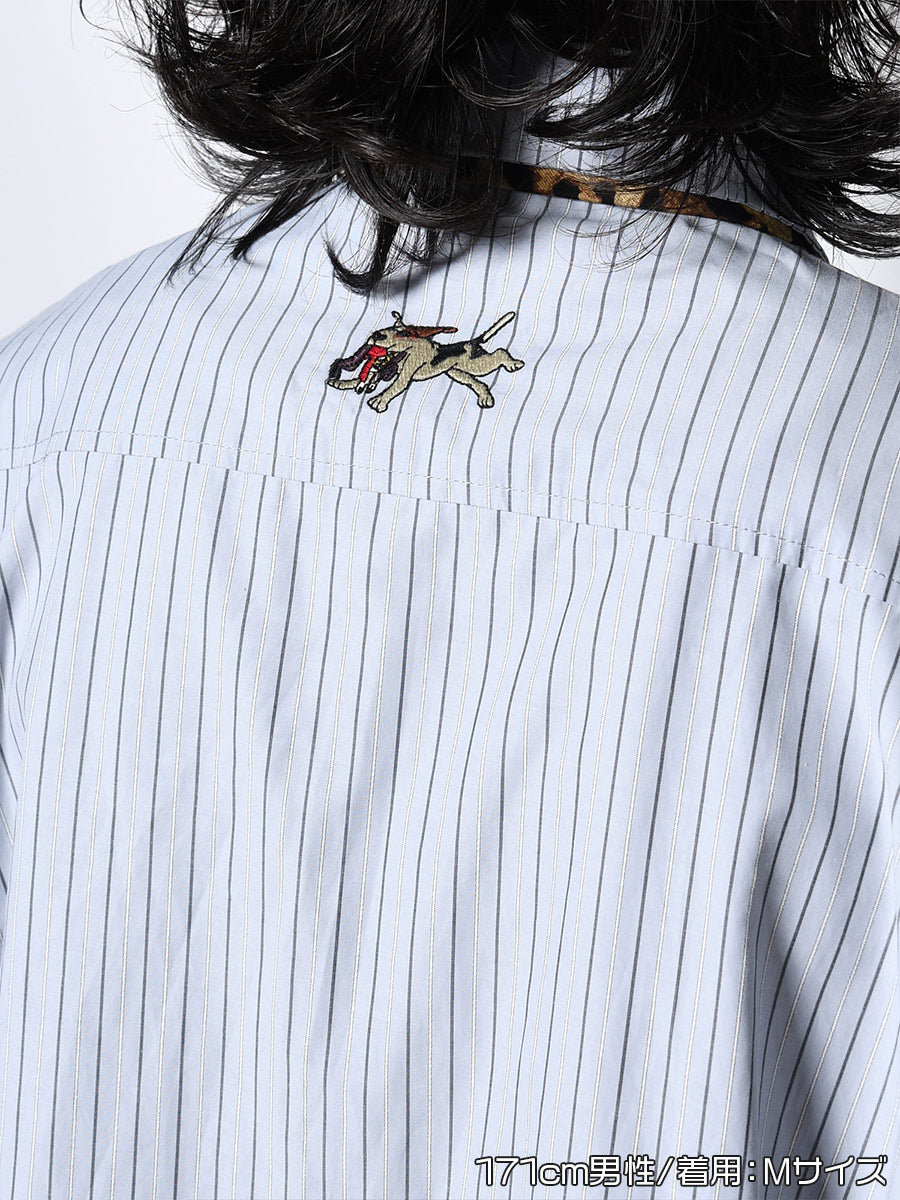 TIE L/S SHIRT -GREY-