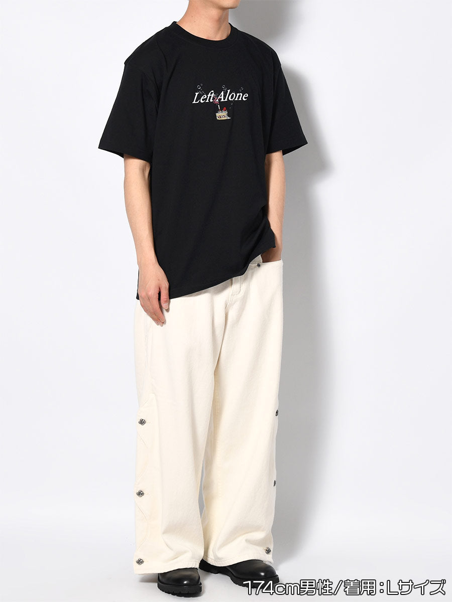 SMOKING CAKE S/S TEE -BLACK-