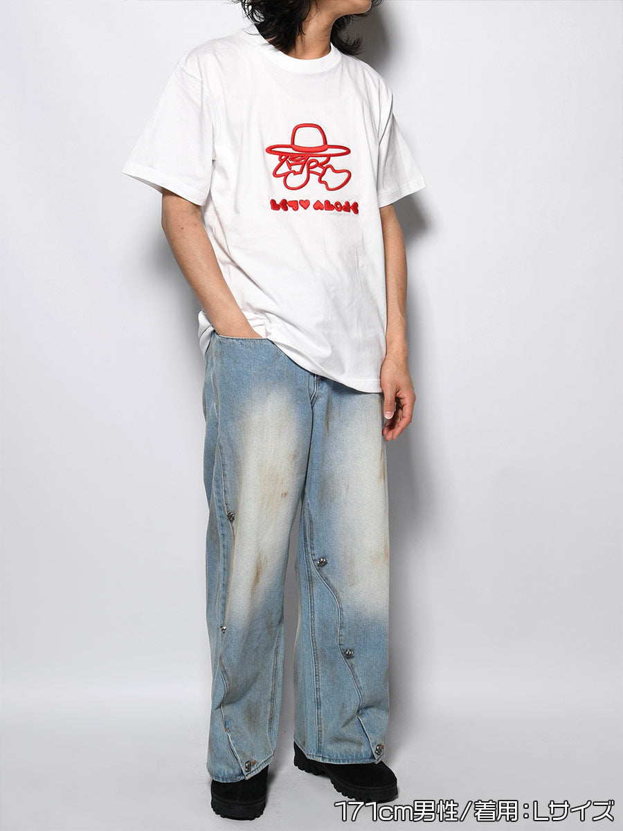3D ICON SS TEE -WHITE-