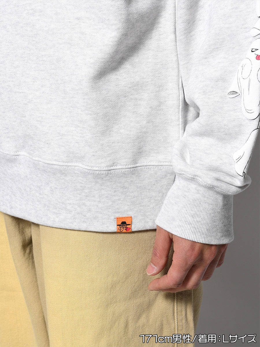 GHOST PUFF SWEAT -ASH-