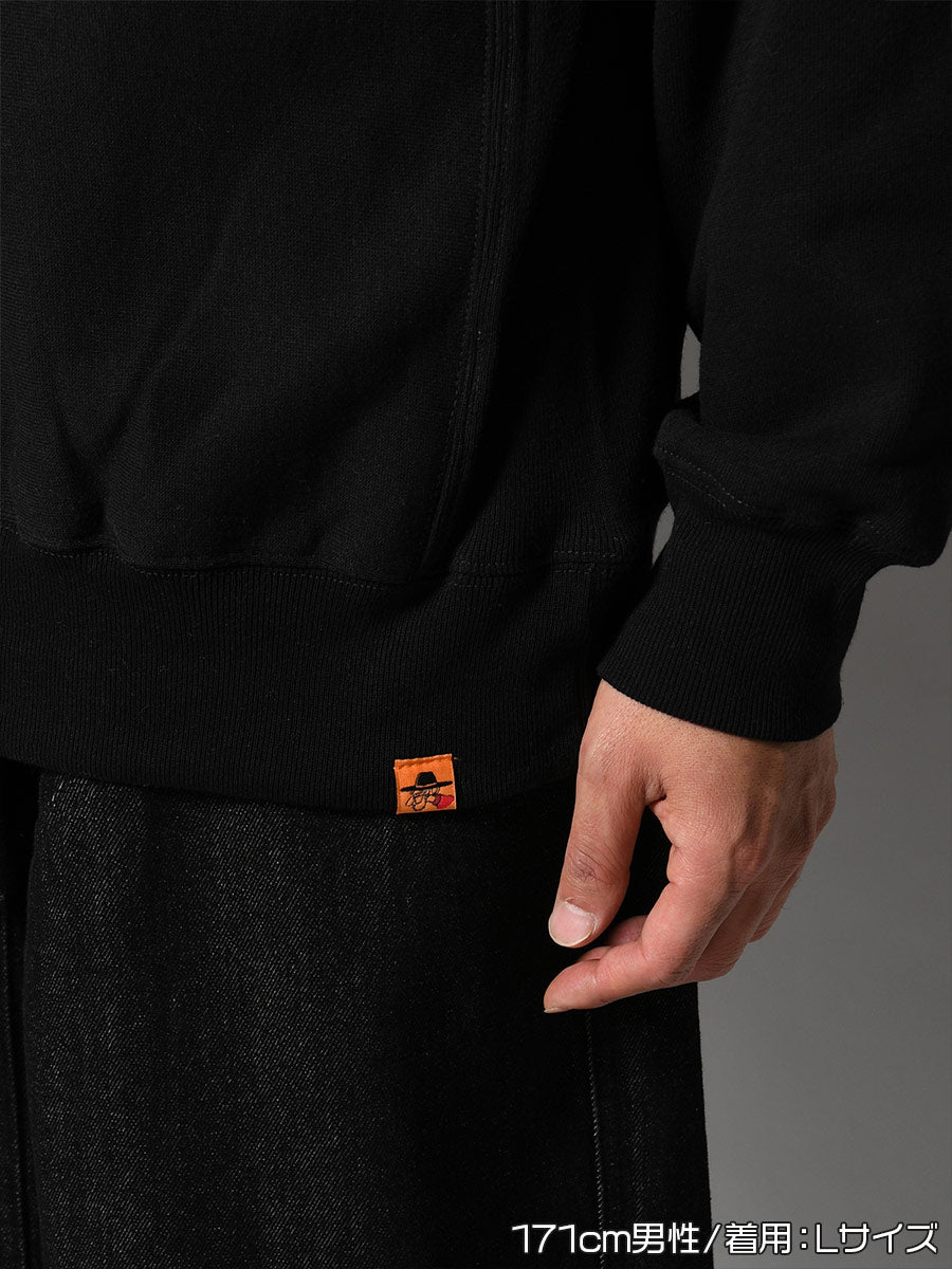EXCHANGE SWEAT -BLACK-