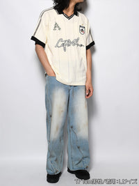KNIT GAME SHIRT -OFF WHITE-
