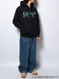 CAT ZIP PARKA -BLACK-