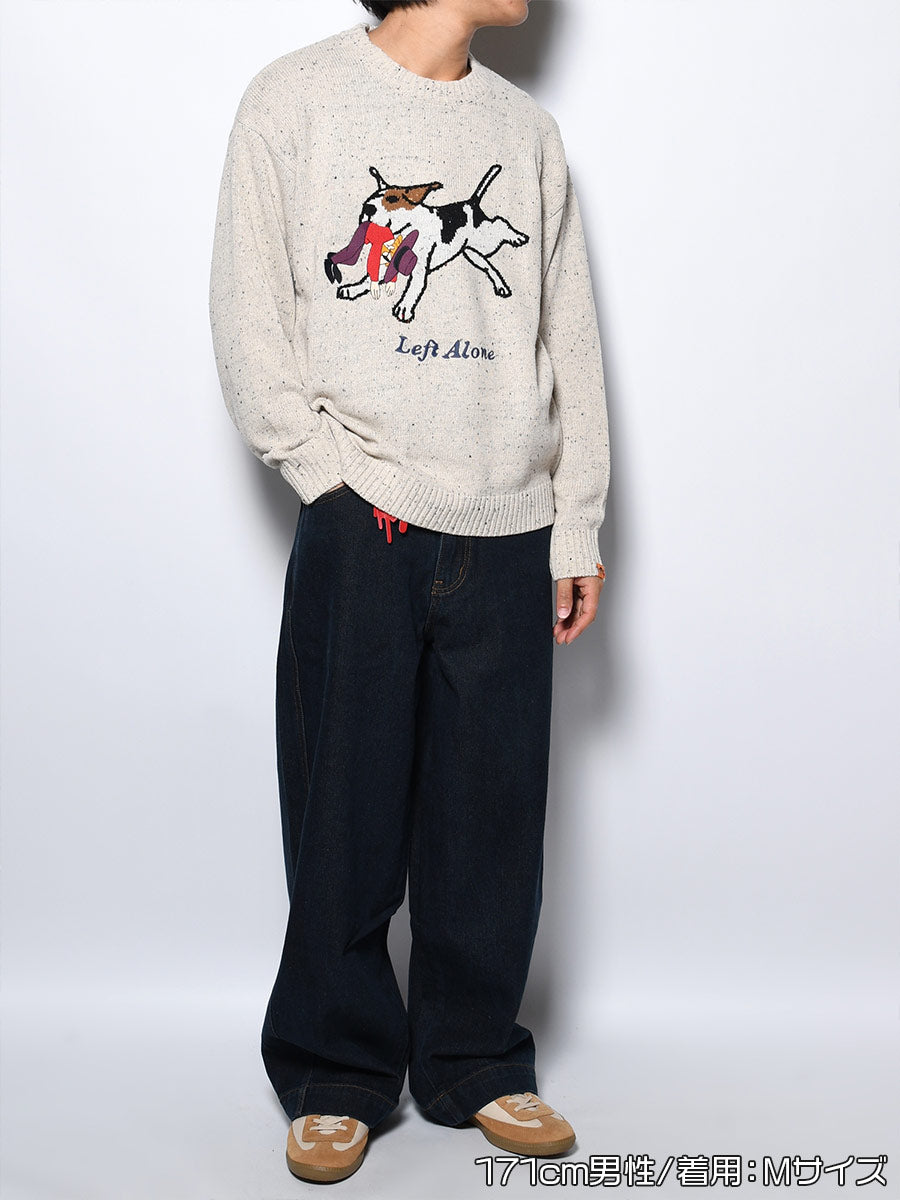 DOG KNIT -IVORY-