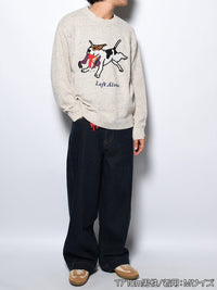DOG KNIT -IVORY-