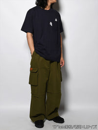 GHOST POCKET TEE -NAVY-