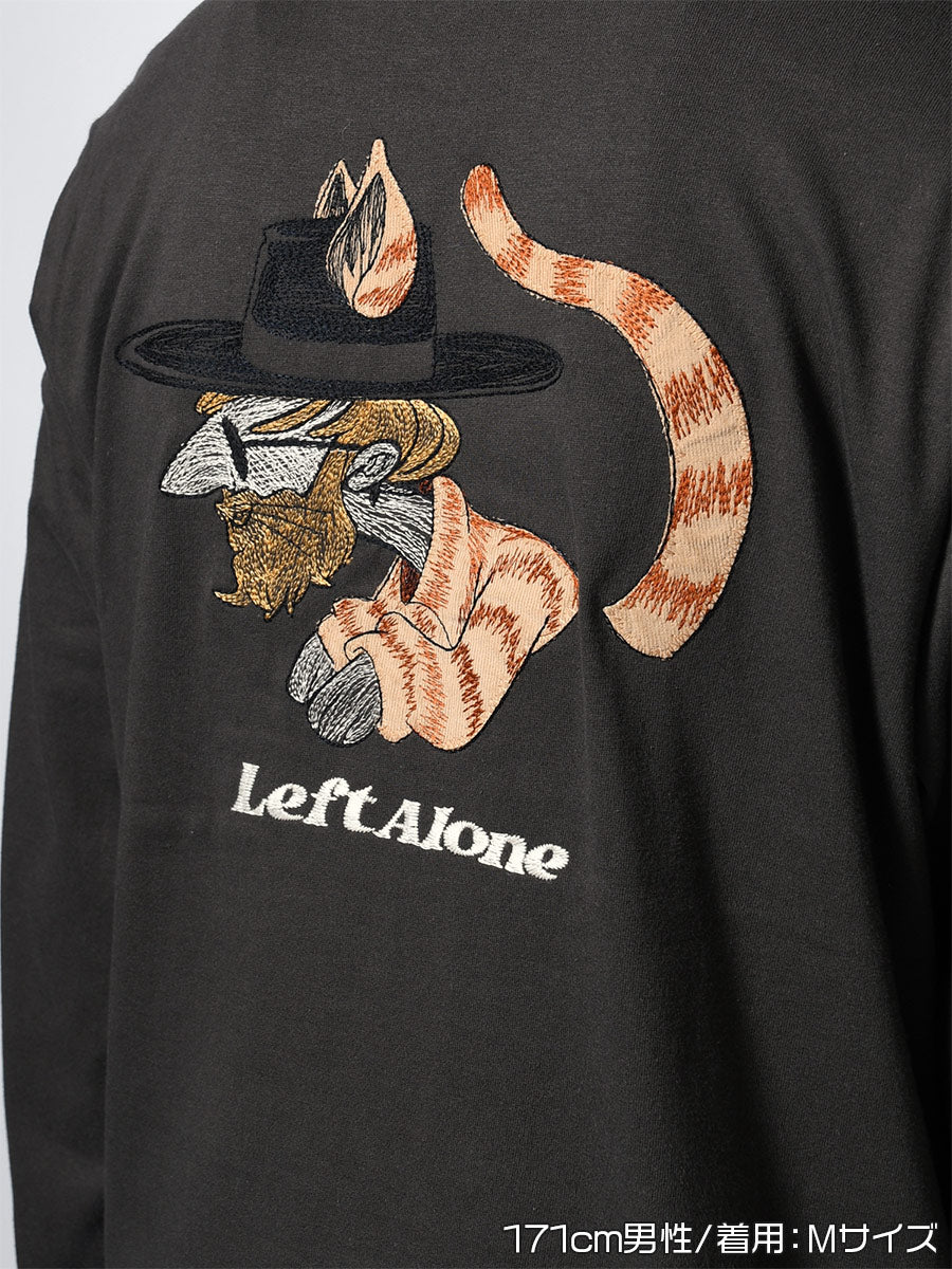 ICON CAT L/S TEE -SUMI-