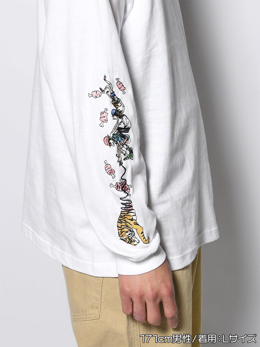 FAVORITE TIGER LS TEE -WHITE-