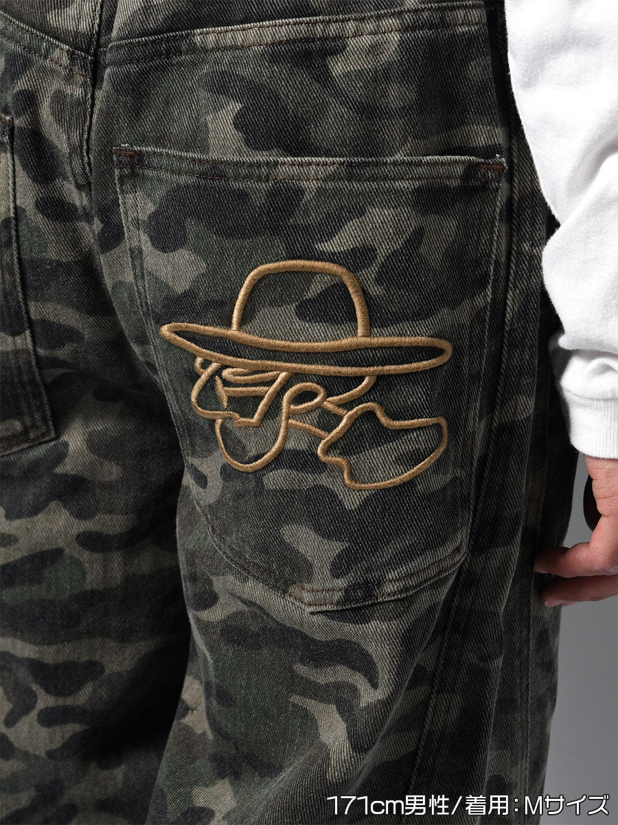 CHANGE DENIM PANTS -CAMO-