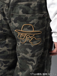 CHANGE DENIM PANTS -CAMO-