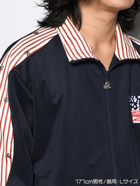 ZEBPARD TRACK JKT -NAVY-