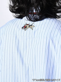 TIE L/S SHIRT -BLUE-