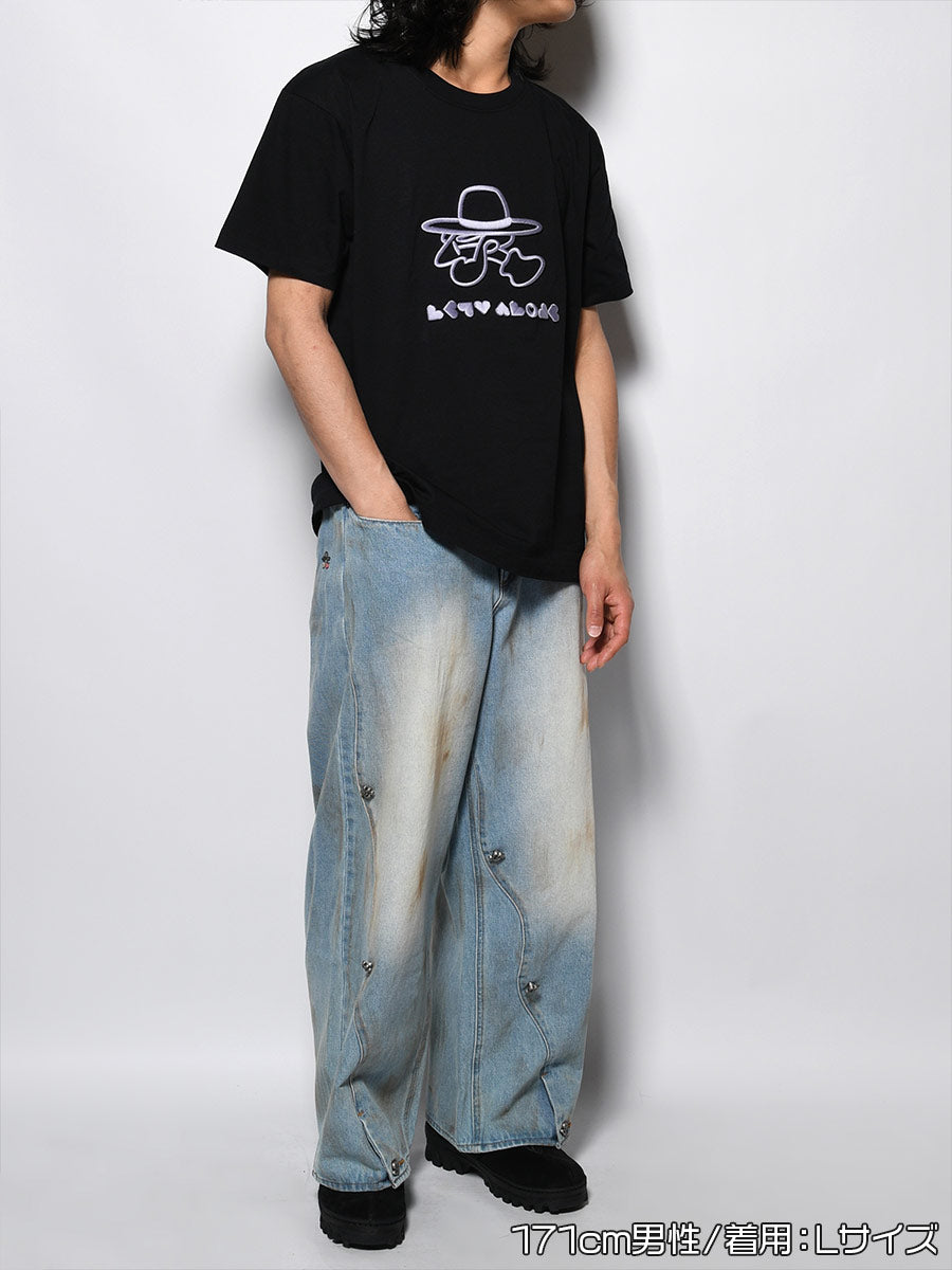3D ICON SS TEE -BLACK-