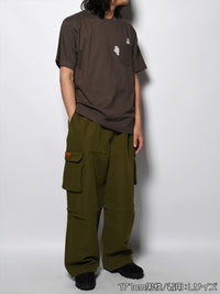 GHOST POCKET TEE -CHARCOAL-