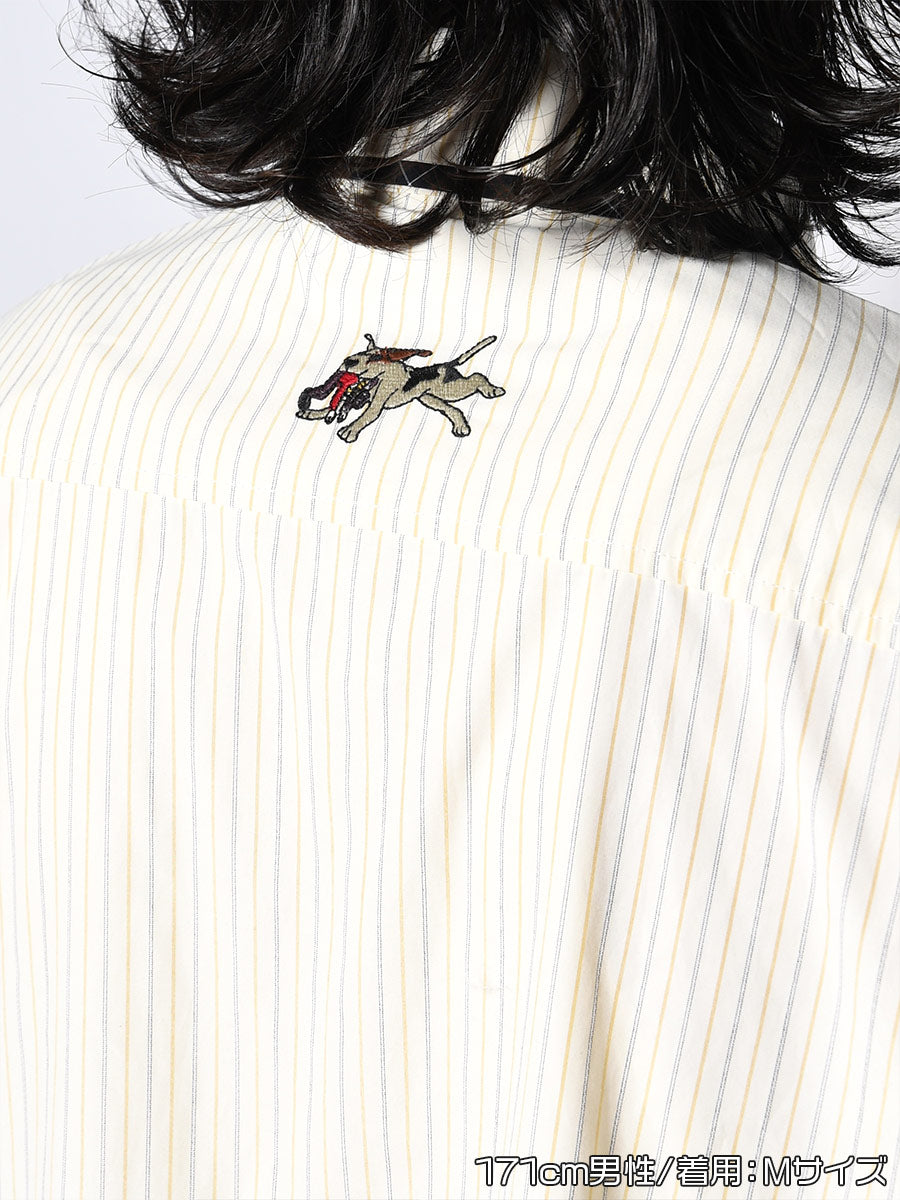 TIE L/S SHIRT -LIGHT YELLOW-