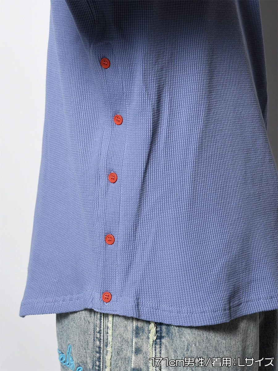 THERMAL RINGER LS TEE -BLUE-