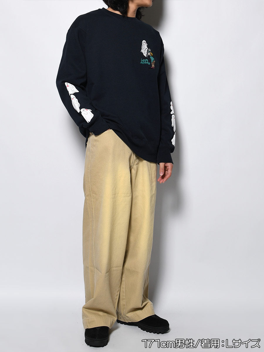 GHOST PUFF SWEAT -NAVY-