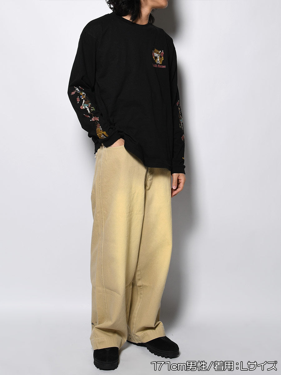 FAVORITE TIGER LS TEE -BLACK-