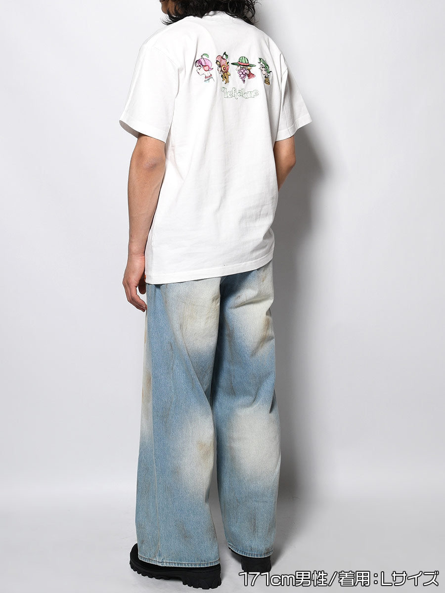FRUIT SS TEE -WHITE-