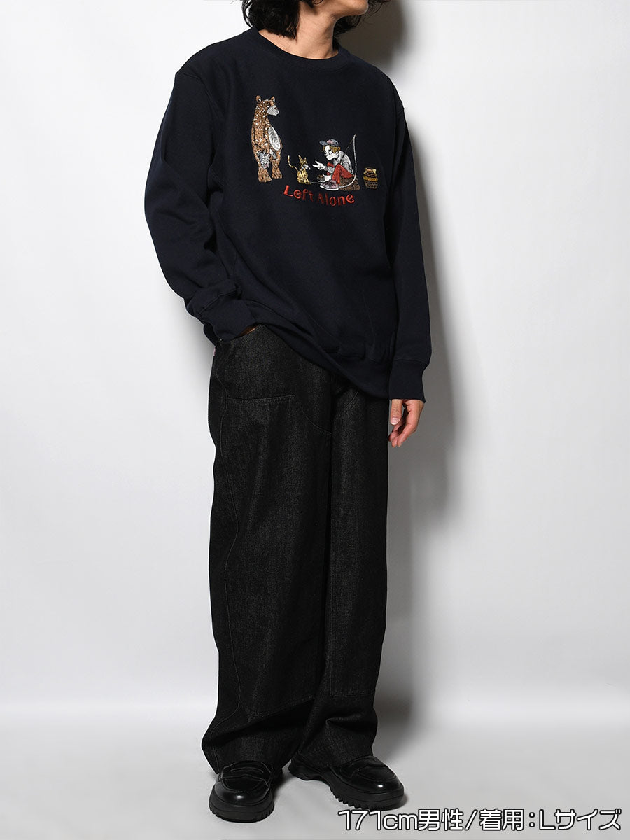 EXCHANGE SWEAT -NAVY-