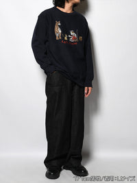 EXCHANGE SWEAT -NAVY-