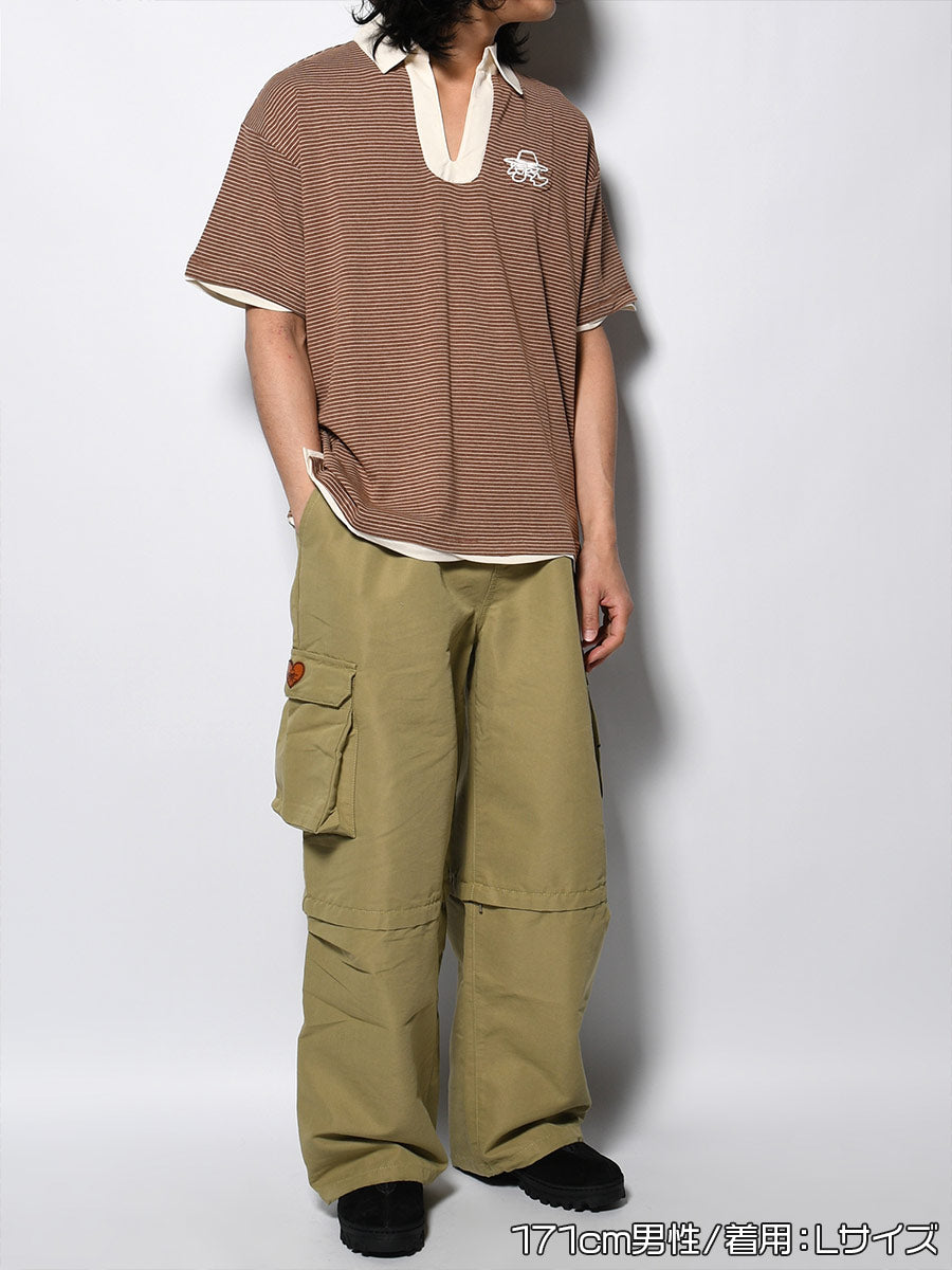 BORDER SS SKIPPER SH -BROWN-