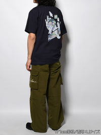 GHOST POCKET TEE -NAVY-