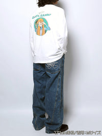 CROCO GIRL L/S TEE -WHITE-