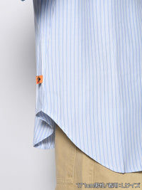 TIE STRIPE LS SHIRT -LIGHT BLUE-