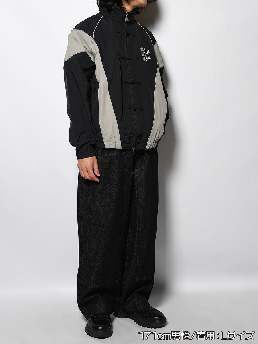 NYLON TRACK JKT -BLACK-