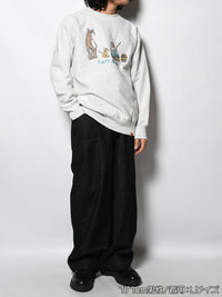 EXCHANGE SWEAT -ASH-