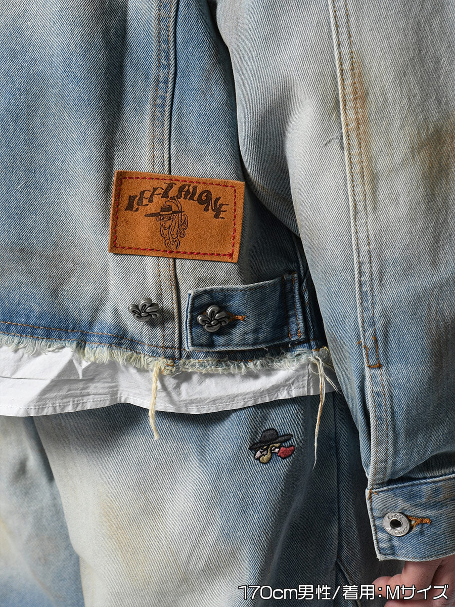 RAW WAVE DENIM JKT -L.INDIGO-