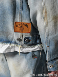 RAW WAVE DENIM JKT -L.INDIGO-