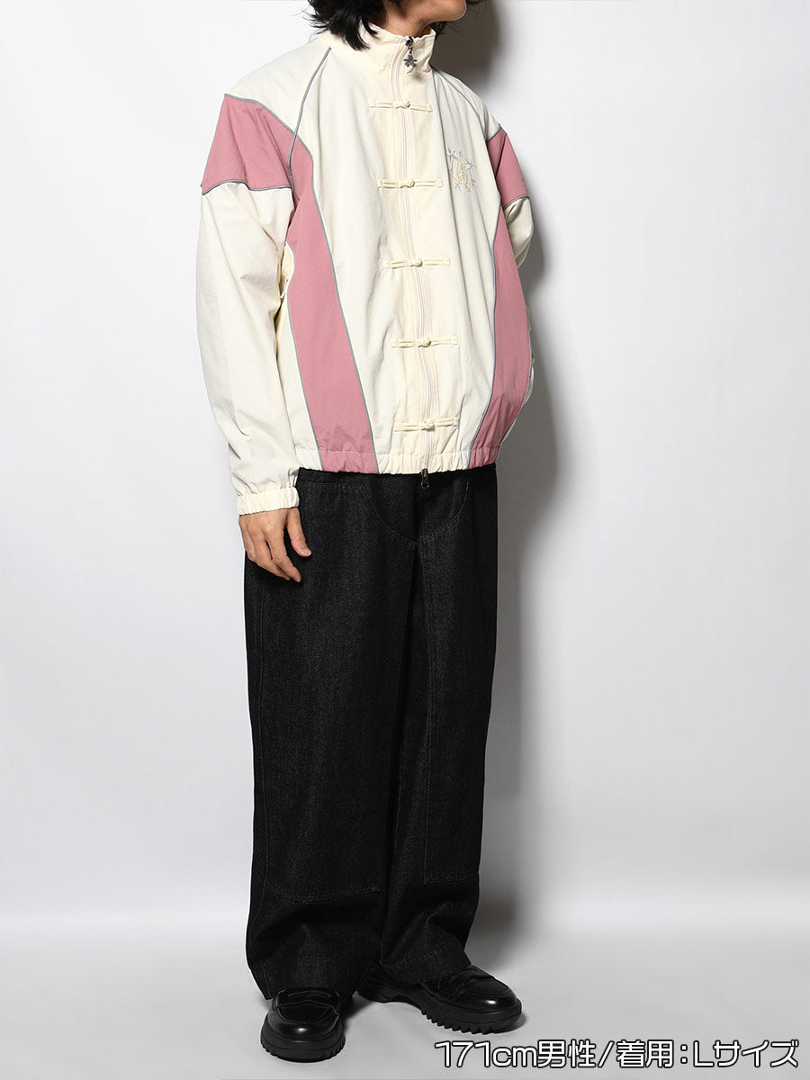 NYLON TRACK JKT -IVORY-