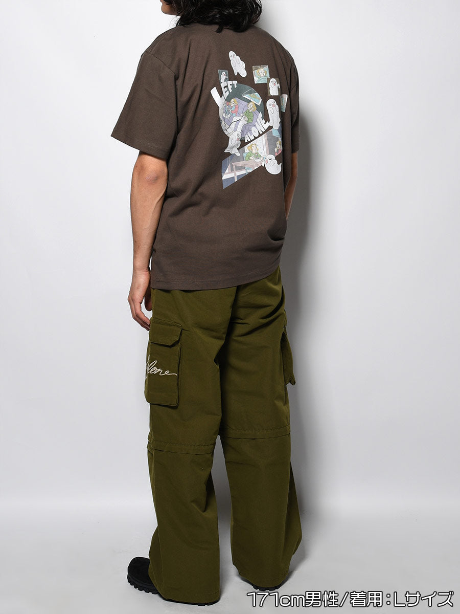 GHOST POCKET TEE -CHARCOAL-