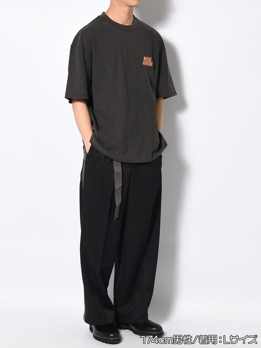 ICON PIGMENT S/S TEE -CHARCOAL-