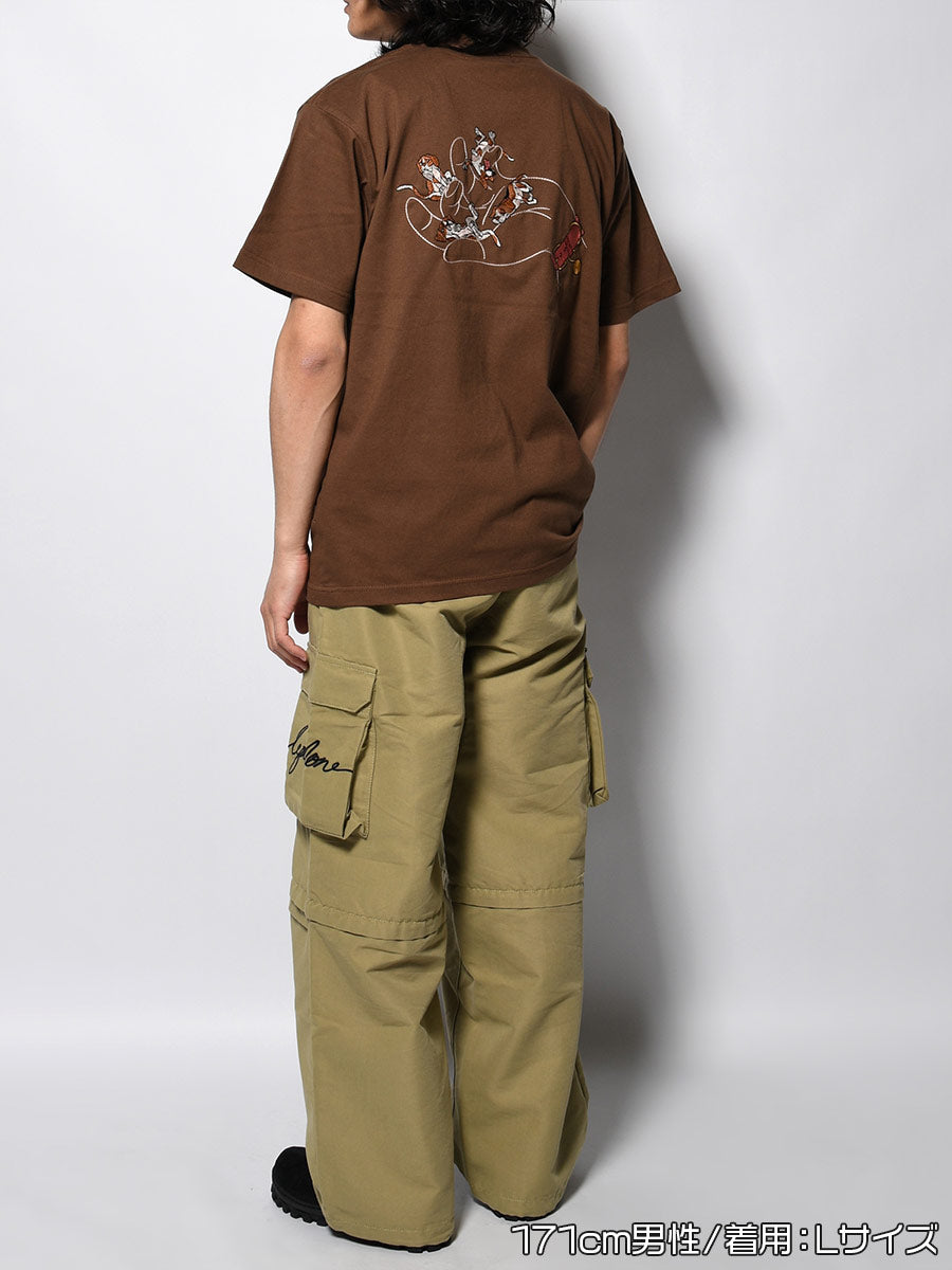 FREE DOG SS TEE -BROWN-